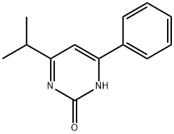 2-Hydroxy-4-phenyl-6-(iso-propyl)pyrimidine 结构式