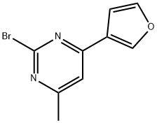 1412959-34-2 2-bromo-4-(3-furyl)-6-methylpyrimidine