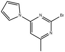 2-Bromo-4-(1H-pyrrol-1-yl)-6-methylpyrimidine Struktur