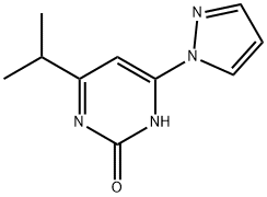 2-Hydroxy-4-(1H-pyrozol-1-yl)-6-(iso-propyl)pyrimidine 结构式