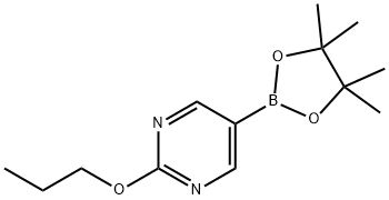 2-(n-Propoxy)pyrimidine-5-boronic acid pinacol ester Struktur