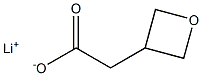 lithium(1+) ion 2-(oxetan-3-yl)acetate, 1416271-19-6, 结构式