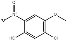 5-Chloro-4-methoxy-2-nitro-phenol Struktur