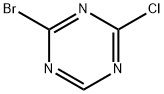 2-Chloro-4-bromo-1,3,5-triazine Structure