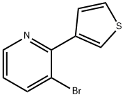 3-Bromo-2-(3-thienyl)pyridine 化学構造式