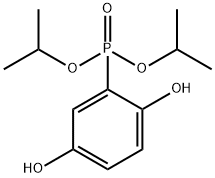 Diisopropyl-2,5-dihydroxyphenylphosphonate, 1420991-97-4, 结构式