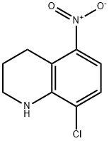 8-chloro-5-nitro-1,2,3,4-tetrahydroquinoline Structure