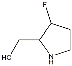 (3-fluoropyrrolidin-2-yl)methanol Struktur