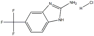 5-(trifluoromethyl)-1H-1,3-benzodiazol-2-amine hydrochloride Structure