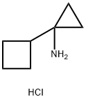 1-cyclobutylcyclopropan-1-amine hydrochloride Structure