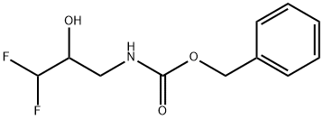 BENZYL (3,3-DIFLUORO-2-HYDROXYPROPYL)CARBAMATE Struktur