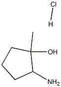 2-amino-1-methylcyclopentanol hydrochloride 结构式