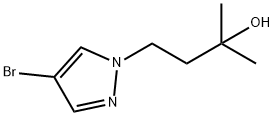 4-(4-溴-1H-吡唑-1-基)-2-甲基丁-2-醇 结构式