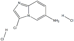 3-氯咪唑并[1,2-A]吡啶-6-胺二盐酸盐, 1432681-50-9, 结构式