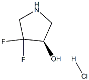 (R)-4,4-difluoropyrrolidin-3-ol hydrochloride Structure