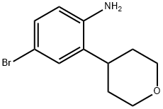 4-Bromo-2-(4-tetrahydropyranyl)aniline|