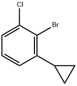 2-Bromo-3-cyclopropylchlorobenzene Structure