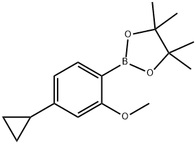 2-(4-cyclopropyl-2-methoxyphenyl)-4,4,5,5-tetramethyl-1,3,2-dioxaborolane|2-(4-环丙基-2-甲氧基苯基)-4,4,5,5-四甲基-1,3,2-二氧杂硼烷