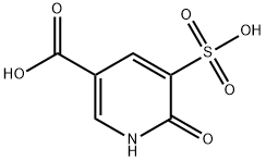 6-hydroxy-5-sulfopyridine-3-carboxylic acid Structure