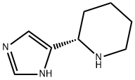 (S)-2-(1H-imidazol-5-yl)piperidine Structure