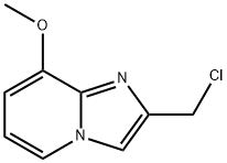 2-(chloromethyl)-8-methoxyimidazo[1,2-a]pyridine Struktur