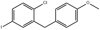 1-CHLORO-4-IODO-2-(4-METHOXYBENZYL)BENZENE,1459754-36-9,结构式