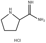 Pyrrolidine-2-carboximidamide dihydrochloride Struktur