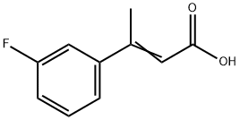 3-(3-fluorophenyl)but-2-enoic acid Structure