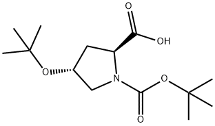 N-Boc-(4R)-4-tert-butoxy-L-proline Structure