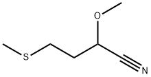 2-methoxy-4-(methylsulfanyl)butanenitrile Structure
