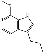 1H-Pyrrolo[2,3-c]pyridine, 7-methoxy-3-propyl- Structure