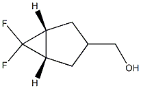 ((1R,5S)-6,6-difluorobicyclo[3.1.0]hexan-3-yl)methanol 化学構造式