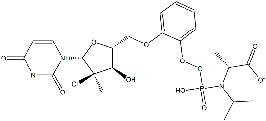 UPRIFOSBUVIR,1496551-77-9,结构式