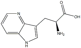 (2S)-2-amino-3-{1H-pyrrolo[3,2-b]pyridin-3-yl}propanoic acid Struktur