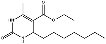 ethyl 4-heptyl-6-methyl-2-oxo-1,2,3,4-tetrahydropyrimidine-5-carboxylate Structure