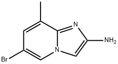 6-bromo-8-methylimidazo[1,2-a]pyridin-2-amine Structure