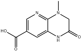 4-methyl-2-oxo-1H,2H,3H,4H-pyrido[2,3-b]pyrazine-7-carboxylic acid 结构式