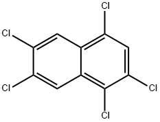 Naphthalene,1,2,4,6,7-pentachloro- Structure