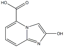 2-hydroxyimidazo[1,2-a]pyridine-5-carboxylic acid Struktur