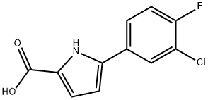 5-(3-chloro-4-fluorophenyl)-1H-pyrrole-2-carboxylic acid|