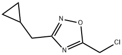 5-(氯甲基)-3-(环丙基甲基)-1,2,4-噁二唑, 1506463-66-6, 结构式