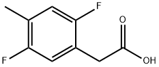 2-(2,5-difluoro-4-methylphenyl)acetic acid Structure