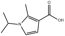 1-异丙基-2-甲基-1H-吡咯-3-羧酸,1514322-08-7,结构式
