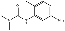 1-(5-amino-2-methylphenyl)-3,3-dimethylurea Struktur