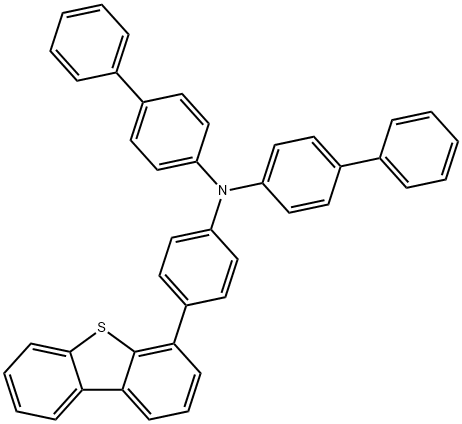 N-([1,1'-biphenyl]-4-yl)-N-(4-(dibenzo[b,d]thiophen-4-yl)phenyl)-[1,1'-biphenyl]-4-amine|N-([1,1'-biphenyl]-4-yl)-N-(4-(dibenzo[b,d]thiophen-4-yl)phenyl)-[1,1'-biphenyl]-4-amine
