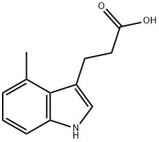 3-(4-methyl-1H-indol-3-yl)propanoic acid Structure