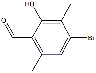 4-bromo-2-hydroxy-3,6-dimethylbenzaldehyde Structure