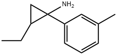 2-ethyl-1-(3-methylphenyl)cyclopropan-1-amine Structure