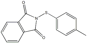 1H-Isoindole-1,3(2H)-dione,2-[(4-methylphenyl)thio]- 化学構造式