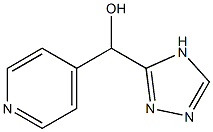 (pyridin-4-yl)(4H-1,2,4-triazol-3-yl)methanol Struktur